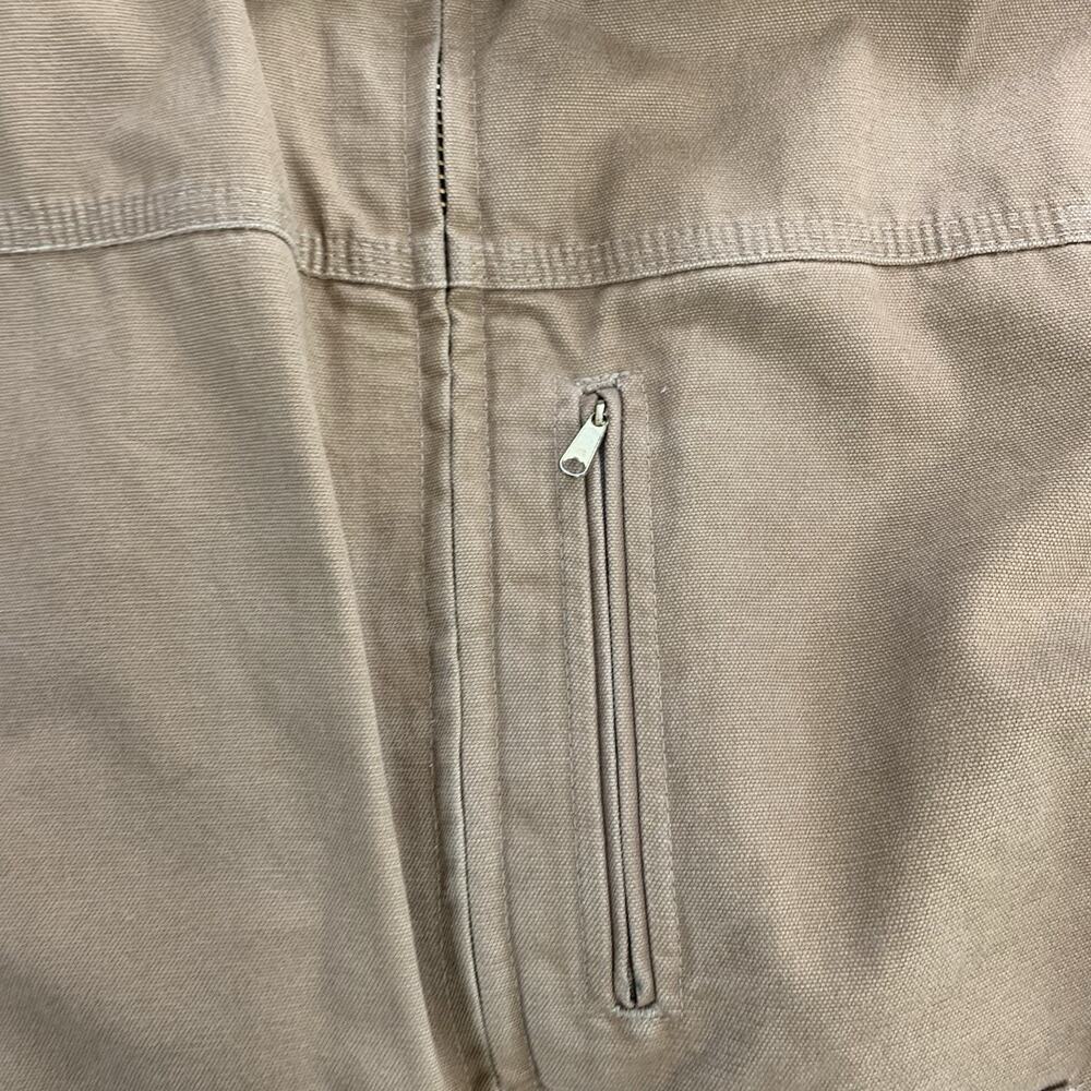 CARHARTT Mens 2XL Brown Sherpa Lined Sandstone Chore Coat Jacket C61 CML - Picture 8 of 14
